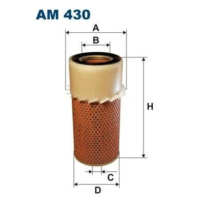 Bilde av Luftfilter, mitsubishi, 00 03 564 042, 027.05420, 1 14215 135 0, 140 1010, 1204, 1786, 1869, 140C 140P 1171, 820,