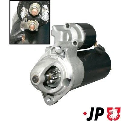 Bilde av JP GROUP 1490300400 Starter 12V 1,7kW 9 BMW: 5 Touring, X5, Sedan