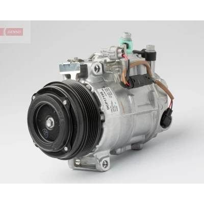 Bilde av DENSO DCP17155 Kompressor 6SBU16C 12 PAG 46 R 134a med magnetkobling MERCEDES BENZ: C Klasse Sedan, T modell, E modell