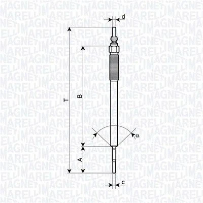 Bilde av Glødeplugg, mitsubishi l200 / triton, triton flak/chassi, 1820A020