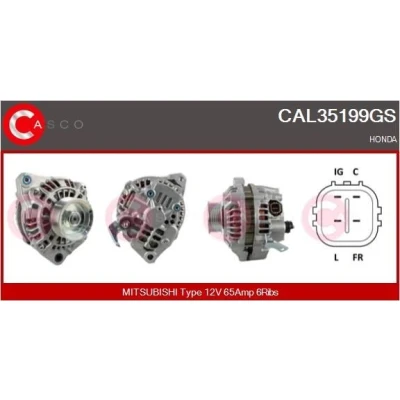 Bilde av CASCO CAL15340AS Dynamo 12V 150A OPEL: Vivaro A Van, Combi, RENAULT: TRAFIC 2 Bus, Kasten, NISSAN: Primastar Minibuss, Van