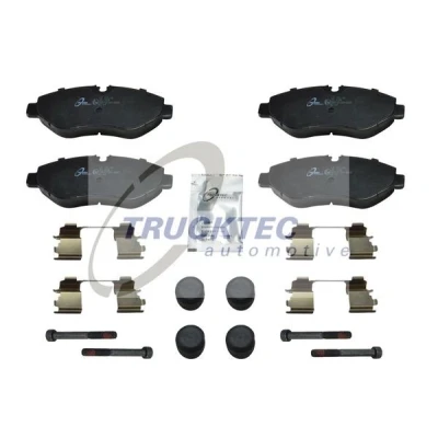Bilde av TRUCKTEC AUTOMOTIVE 02.35.196 Bremseklosser framaksel klargjort for slitasjeindikator MERCEDES BENZ: Vito Minibuss, Tourer, Sprinter 3.5 T Van