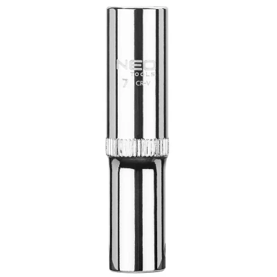 Bilde av NEO TOOLS 08 240 Pipenøkkelinnsats 1/4 3124 7 mm Krom vanadium stål SuperLock