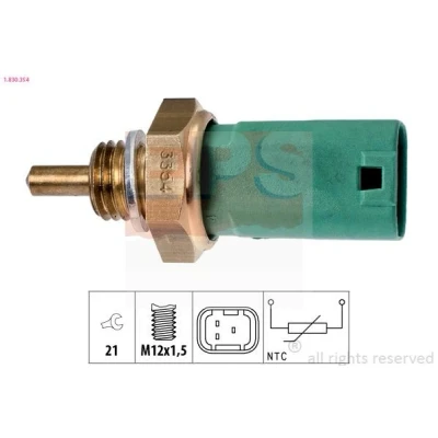 Bilde av EPS 1.830.354 Kjølevæsketemperatursensor Made in Italy OE Equivalent RENAULT: Modus / Grand