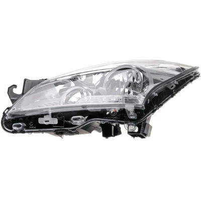 Bilde av VALEO 043784 Frontlykter venstre H7 Halogen transparent med nærlys, kjørelys for høyrekjøring ORIGINAL PART motor høydejustering hovedlys