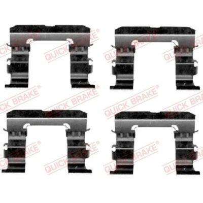 Bilde av QUICK BRAKE 109 1632 Tibehørsett, skivebremse belegg NISSAN: NP300 Navara Flatvogn lastebil / Chassis