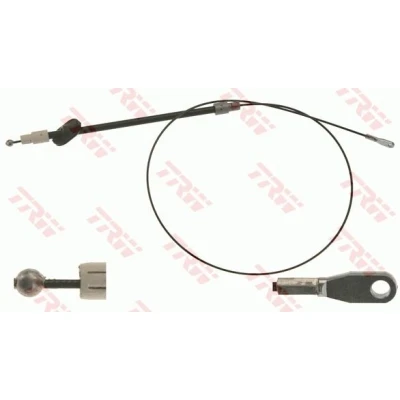 Bilde av TRW GCH521 Bremsekabel 1374, 271 Skivebrems MERCEDES BENZ: Sprinter 3.5 T Van, Flatvogn lastebil/Chassis, Minibuss