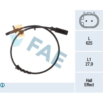 Bilde av ABS sensor FAE 78267