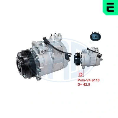 Bilde av Kompressor, klimaanlegg, alpina b5, b5 kombi, bmw 5 [e60], touring [e61], 6 [e63], cabriolet [e64], 7 [e65, e66, e67], 64506901781,
