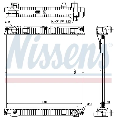 Bilde av Radiator NISSENS 67224A