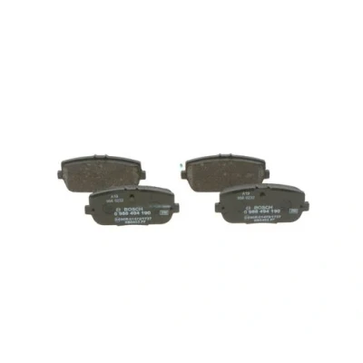 Bilde av BOSCH 0 986 494 190 Bremseklosser Low Metallic med akustisk slitasjevarsel antihyle blikk MAZDA: MX 5 IV, 3