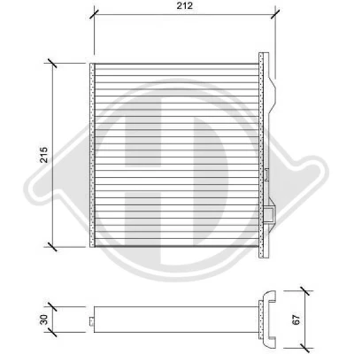 Bilde av DIEDERICHS DCI1203 Kupéfilter Karbonfilter 220 215 67 Climate MITSUBISHI: PAJERO 2