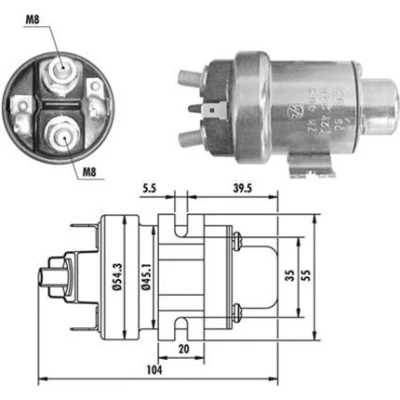 Bilde av Magnetbryter, starter MAGNETI MARELLI 940113050020