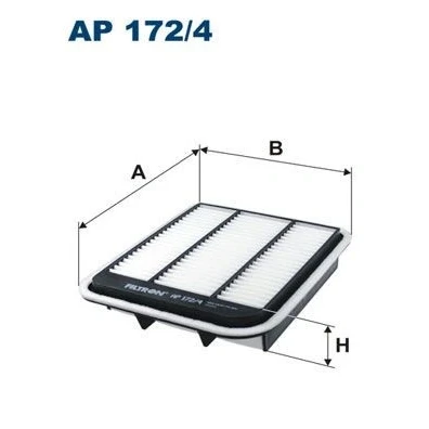 Bilde av FILTRON AP 172/4 Luftfilter 52 205 256 Filterinnsats MITSUBISHI: Grandis