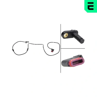Bilde av OPTIMAL 06 S107 ABS sensor aktiv 1395 MERCEDES BENZ: E Klasse T modell, Sedan