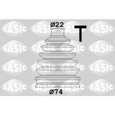 Bilde av SASIC 1904008 Drivakselmansjett framaksel Termoplast CITROËN: C3 II, DS3 Hatchback, RENAULT: CLIO 3