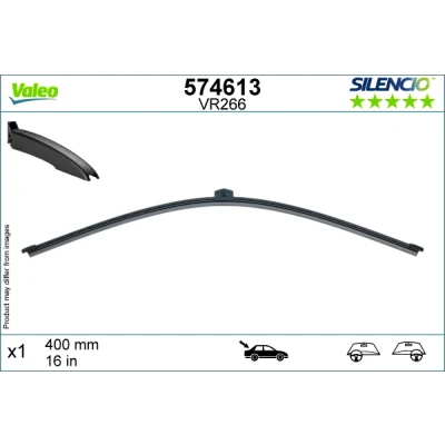 Bilde av Vindusvisker Valeo Silencio X.trm 574613 400mm bak Rammeløs AUDI: A4 B8 Allroad, A6 C7 Avant, MERCEDES BENZ: Vito Van, Tourer