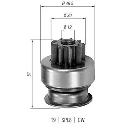 Bilde av MAGNETI MARELLI 940113020185 Lite tannhjul, starter