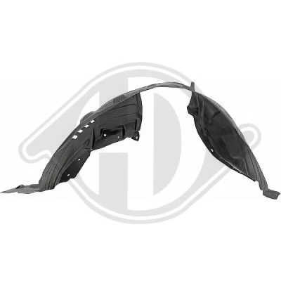 Bilde av DIEDERICHS 6045909 Hjulbue innvendig, foran venstre NISSAN: Qashqai / Qashqai+2 I