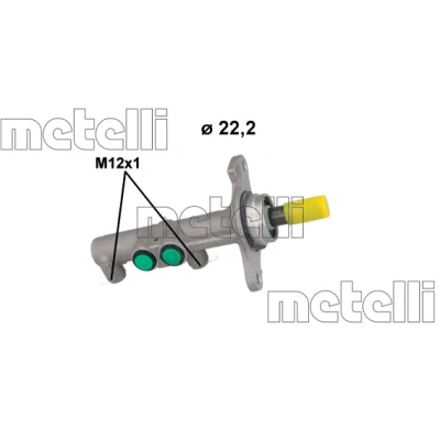 Bilde av METELLI 05 1267 Hovedsylinder 22,22 Aluminium