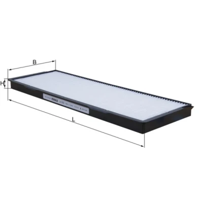 Bilde av MAHLE ORIGINAL LA 502 Kupéfilter Partikkelfilter 377,0 135 20,0 SCANIA: P,G,R,T series