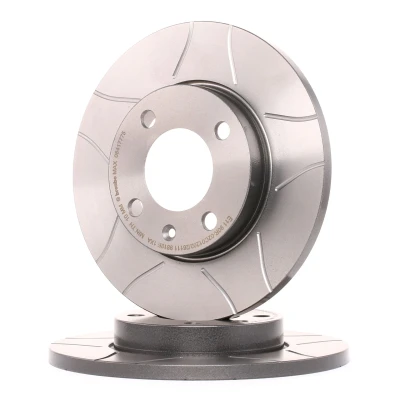 Bilde av BREMBO MAX LINE 08.4177.75 Bremseskiver 239 12 4 fullt ut, med sliss belagt skruer VOLKSWAGEN: GOLF 2, 3, 1, AUDI: Coupe B2, 80 B1 Sedan