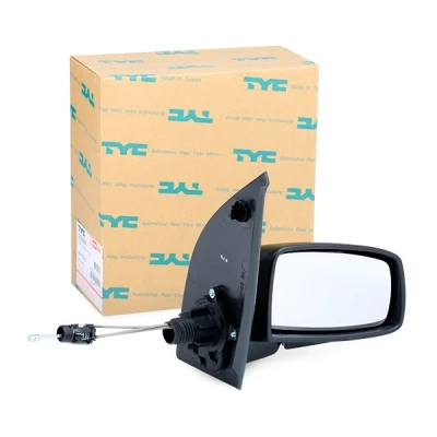 Bilde av Sidespeil Tyc 309 0041 høyre svart innstilling, vire, konveks FIAT: Panda II Hatchback