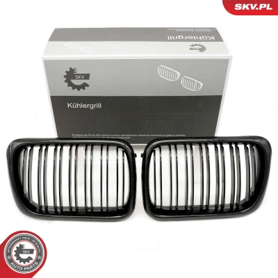 Bilde av ESEN SKV 66SKV054 Radiatorgitter glanset, svart BMW: 3 Sedan, Coupé, Cabrio