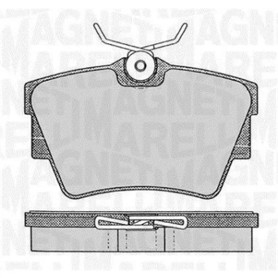 Bilde av MAGNETI MARELLI 363916060370 Bremseklosser OPEL: Vivaro A Van, Combi, B NISSAN: Primastar Minibuss, NV300 Van