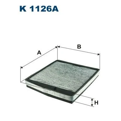 Bilde av FILTRON K 1126A Kupéfilter Karbonfilter 281 248 45 VOLVO: V70 2, XC70 I Cross Country, XC90