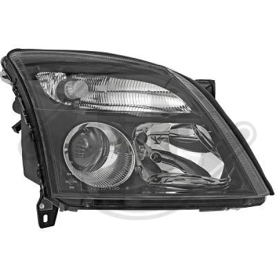 Bilde av DIEDERICHS HD Tuning 1825982 Frontlykter høyre H7/H7 svart OPEL: Vectra C Caravan, CC