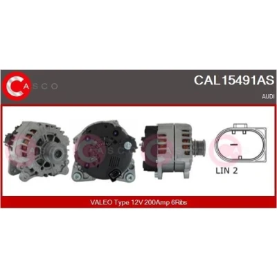 Bilde av CASCO CAL10278AS Dynamo 12V 120A OPEL: Vectra C Caravan, B Sedan, Omega Sedan