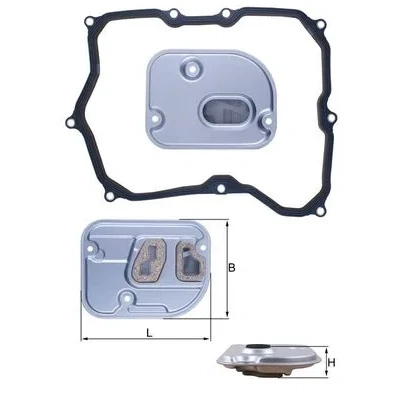Bilde av MAHLE ORIGINAL HX 236D Automatgirfilter med tetning VOLKSWAGEN: Tiguan I