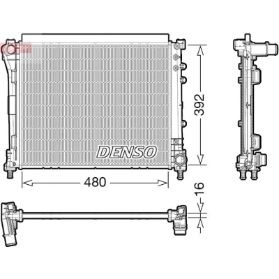Bilde av Radiator DENSO DRM09006