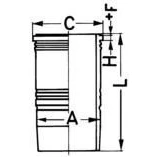 Bilde av KOLBENSCHMIDT 89518110 Sylinderhylse 128