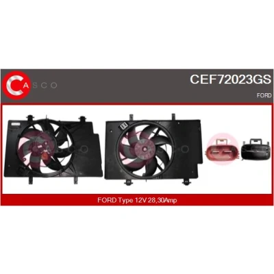 Bilde av CASCO CEF72023GS Elektromotor, radiator ventilator