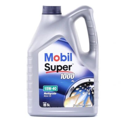 Bilde av Mobil Super 1000 X1 15W 40 5l Motorolje 150867 VOLKSWAGEN: Polo IV Hatchback, Transporter 5, Touran I, MERCEDES BENZ: E Klasse T modell