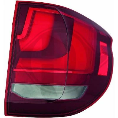 Bilde av DIEDERICHS 1293090 Baklykter høyre ytre del LED med pæreholder BMW: X5