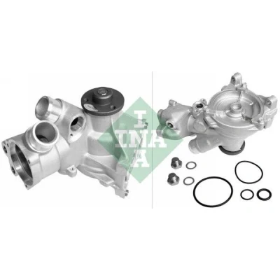 Bilde av INA 538 0214 10 Vannpumpe for vifteremdrift MERCEDES BENZ: W124 Sedan, E Klasse T modell, C Sedan