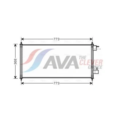 Bilde av PRASCO FDA5361 Kondensator 11,8 Aluminium 770