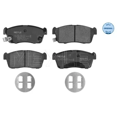 Bilde av MEYLE 025 235 0715 Bremseklosser ORIGINAL Quality framaksel med akustisk slitasjevarsel antihyle blikk SUZUKI: IGNIS I, 2, Alto VII