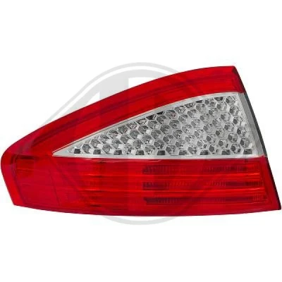 Bilde av DIEDERICHS 1428091 Baklykter venstre ytre del P21/5W, PY21W uten pæreholder FORD: MONDEO 4 Stufenheck