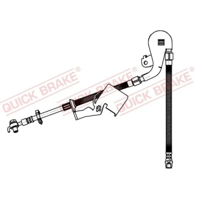 Bilde av QUICK BRAKE 58.803X Bremseslange 400 M10x1 PEUGEOT: 407 Sedan, Coupé, SW