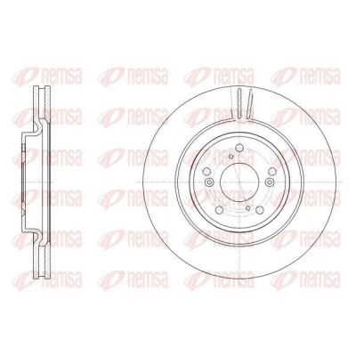Bilde av REMSA Bremseskive HONDA: CR V 5 framaksel 320mm 28mm ventilert 62557.10 45251TNYE01 Bremseskiver, Skivebremser