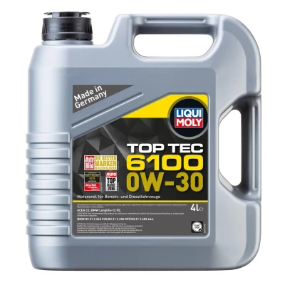 Bilde av Liqui Moly Top Tec 6100 0W 30 4l Motorolje 20778 BMW: 5 Touring, Sedan, X3, TOYOTA: Avensis III Stasjonsvogn, RAV4 SUV, Auris Hatchback