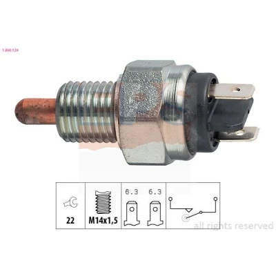 Bilde av EPS 1.860.124 Bryter, ryggelys Made in Italy OE Equivalent