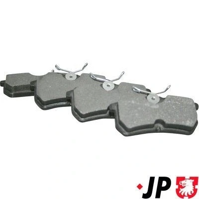Bilde av JP GROUP 1563700410 Bremseklosser bakaksel ekskl. slitasjevarselkontakt FORD: FIESTA 6, Focus Mk1 Hatchback, Stasjonsvogn