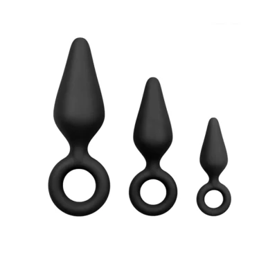 Bilde av EasyToys Anal Collection Analplugger Med Ring Startpakke