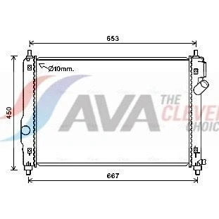 Bilde av Radiator, motorkjøling chevrolet aveo / kalos halvkombi, sedan OE 95227749, 95227751, 96817887