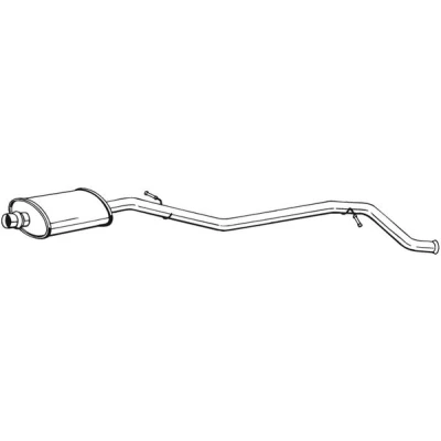 Bilde av Mellomlyddemper, peugeot 406, 406 break, 1717L4